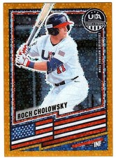 Roch Cholowsky 2026 Panini Stars & Stripes Gold Disco Base 9/10