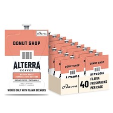 Flavia Alterra Donut Shop Coffee Freshpacks for Brewers, Medium 9 Oz