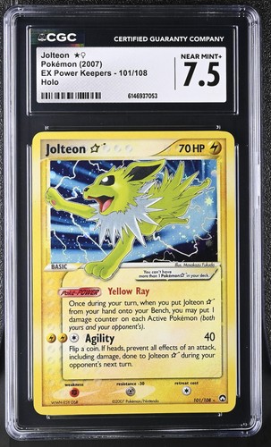 Jolteon ★ graded CGC 7.5 for sale on eBay
