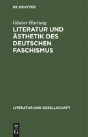 GüNter Hartung | Literatur Und ÄSthetik Des Deutschen Faschismus | Buch (1985)
