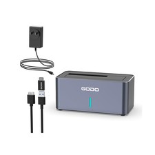 GODO SAS/SATA Hard Drive Docking Station Adapter, 2.5/3.5 inch USB 3.0 Extern...