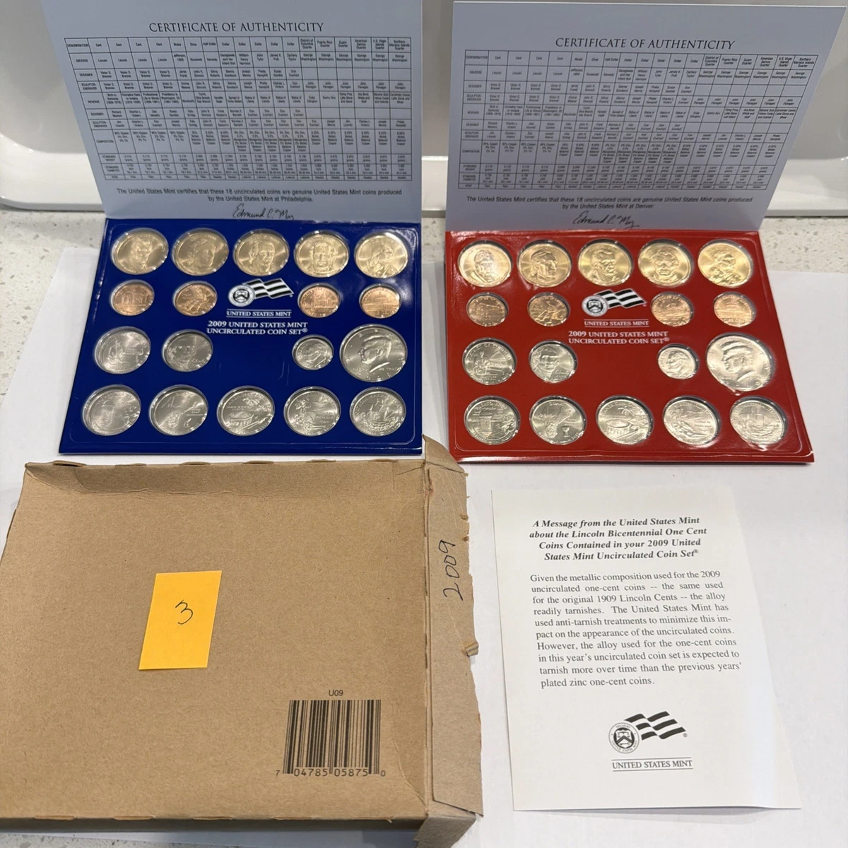 2009 U.S. Mint Certified US Coin Mint Sets for sale | eBay
