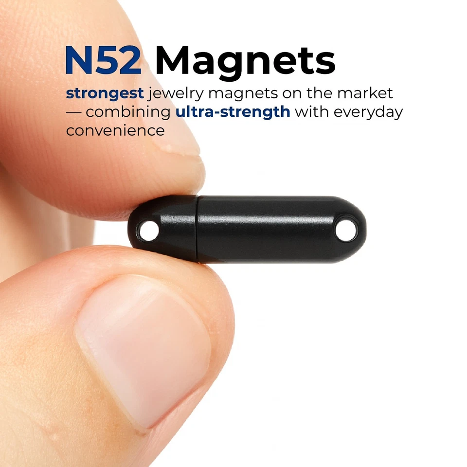 N52 Magnetic Jewelry Clasps – Ultra Strong Magnet Necklace & Bracelet Closures - Image 2 of 4