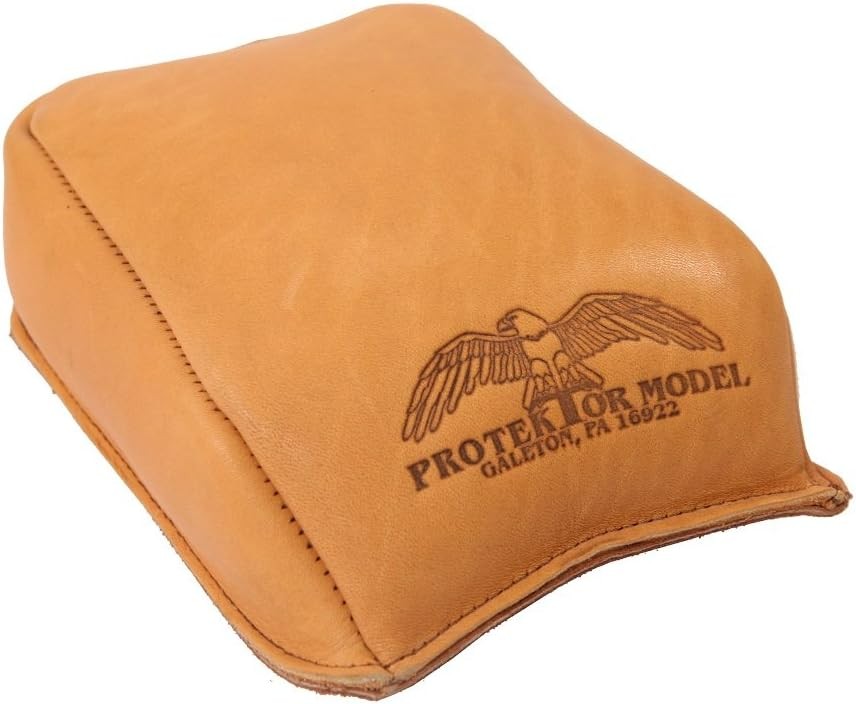 Protektor Model &num;12 100&percnt; Leather Standard Rear Shooting Rest Bag Pre-Filled