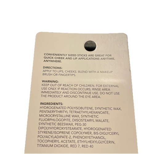 Barra revitalizante B•Pure Blush en rosa~ 0,4 oz~ Vitamina E ~ Nueva - Imagen 2 de 2