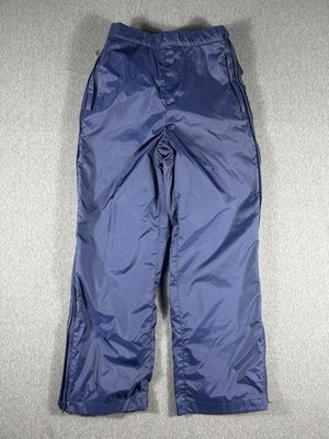 L.L.Bean Kid's Navy Blue Nylon Rain Pants Size 16