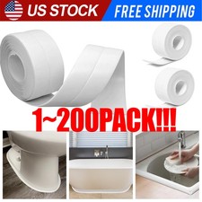 10.5FT PVC Self Adhesive Caulk Sealing Strip Tape For Kitchen Wall Sink Toilet
