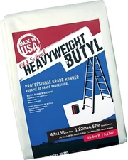 Old School Heavy Weight Butyl Drop Cloth, 4' x 15'