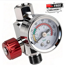 G14 Paint Spray Gun Air Pressure Regulator Kit With Gauge 0-140 Psi Adjustabl G14 Paint Spray Gun Air Pressure Regulator Kit With Gauge 0-140 Psi Adjustabl