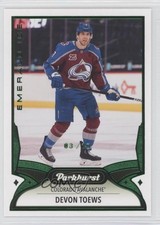2021-22 Upper Deck Parkhurst Emerald Ice 3/10 Devon Toews #87 0me2