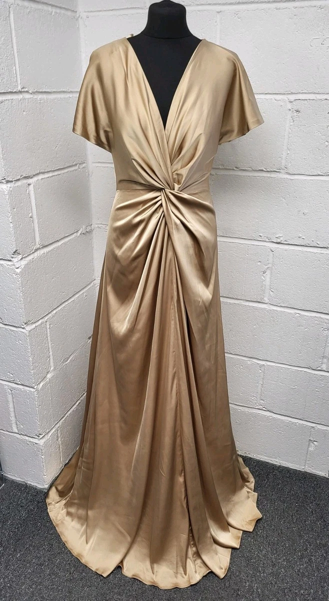 green emerald velvet dress Burnished Gold Velvet V-Neck Bridesmaid Dress Mermaid Floor-Length