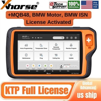 Xhorse VVDI Key Tool Plus Full Version With License MQB48+for BMW Bench ISN+Moto