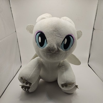 Build A Bear Light Fury Plüsch How to Train Your Dragon weiße Flügel Rarität