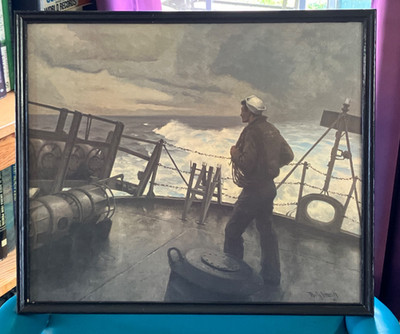 Walter Brightwell ''Destroyer Man'' Print Framed