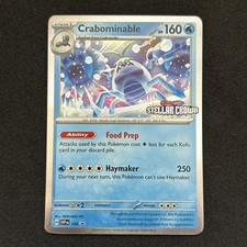 Crabominable SVP134 Stamped Black Star Promo Pokemon 