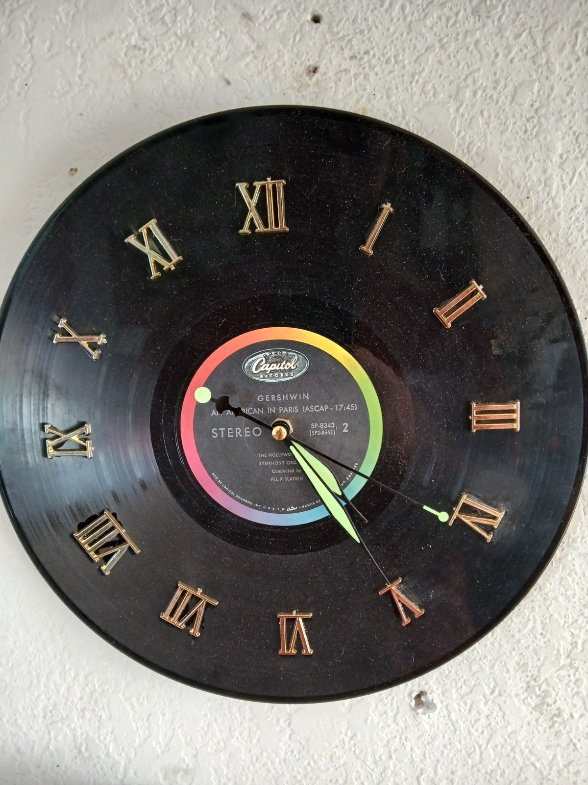 Vinyl Record Wall Clock
