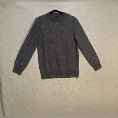 H&M Men's Crewneck Sweater - Navy blue and white