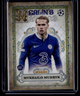 2022 Topps Merlin UEFA Club Competitions Merlin's Masters Mykhailo Mudryk FIFA