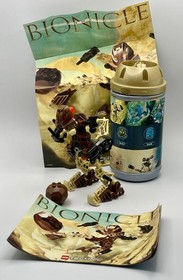 LEGO Bionicle 8531 Pohatu Canister Instructions Boulder Poster Small Bit Missing