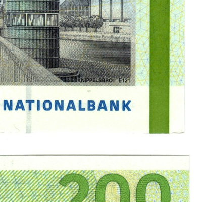2024 / 2021 Denmark 200 Kroner UNC Banknote P72 New - Callesen