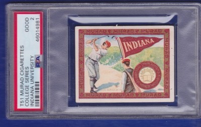 NICE T51 MURAD CIGARETTES COLLEGE INDIANA UNIVERSITY PSA 2 EARLY GOLF SCENE
