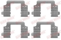 ZubehöRkit, Scheibenbremsbelag Quick Brake 109-1728 FüR Land Rover