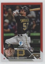 2023 Topps Series 1 1st Edition Red Foil 17/50 Travis Swaggerty #67 0qc1