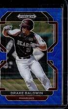 2022 Panini Prizm Draft Picks #PDP96 Drake Baldwin Blue Wave