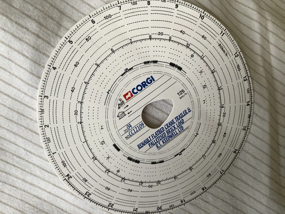 Corgi CC12109 Renault Flatbed Crane Trailer & Palletised Brick Load.R T Keedwell - Image 4 of 4