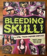 Bleeding Skull: A 1990s Trash-Horror Odyssey. Rare and in excellent condition!