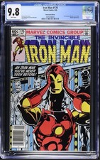 Iron Man #170 CGC 9.8 White Pages 1st Jim Rhodes as Iron Man *NEWSSTAND*