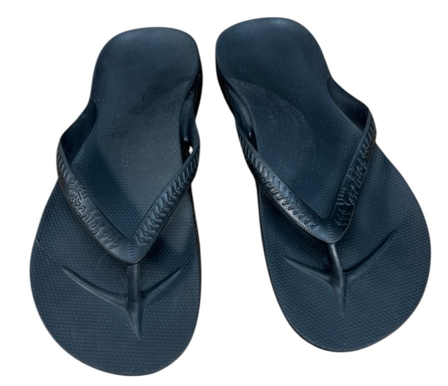 Archie’s Black Unisex Arch Support Slides for Men Arch Support Slides - Classic - Black – Archies Footwear | USA main image 4