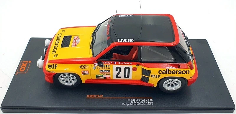 IXO Models 1/18 Scale 18RMC118 Renault 5 Turbo #20 Monte Carlo 1981 B.Saby - Image 3 of 4