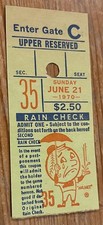 6/21/70 METS/PHILLIES TICKET STUB-GREG LUZINSKI MLB DEBUT-NOLAN RYAN 13 K'S-READ