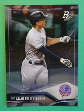 2021 Bowman Platinum GIANCARLO STANTON #6 base card, New York Yankees Baseball!