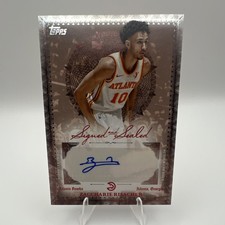 Topps 2025-26 Zaccharie Risacher Autograph Atlanta Hawks #BSI-ZR