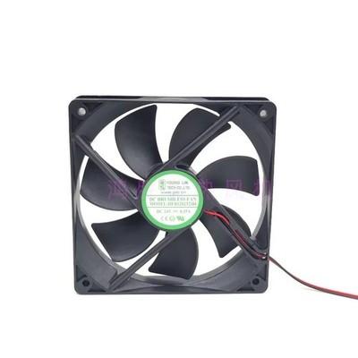1PCS YOUNGLIN DFB1202524H DC24V 0.35A 120mm Cooling Fan for Inverter Server