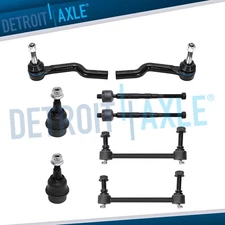 8pc Front Sway Bar Links Ball Joints Tie Rods for 2008- 2015 Cadillac CTS RWD