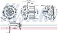Nissens InnenraumgebläSe 87385 146Mm Kunststoff 12V FüR Renault Modus FP0C FP0K