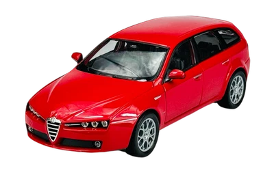 WELLY ALFA ROMEO 159 SPORTWAGON ROT 1:24 DIE CAST METAL MODEL NEU KASTEN 22482 - Bild 1 von 4