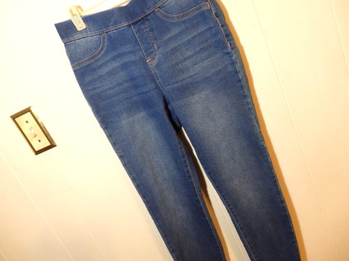 S 3 4 5 Wome Junior Girls Legging Jegging Denim Blue Jean Pants Stretch Skinny - Picture 12 of 15