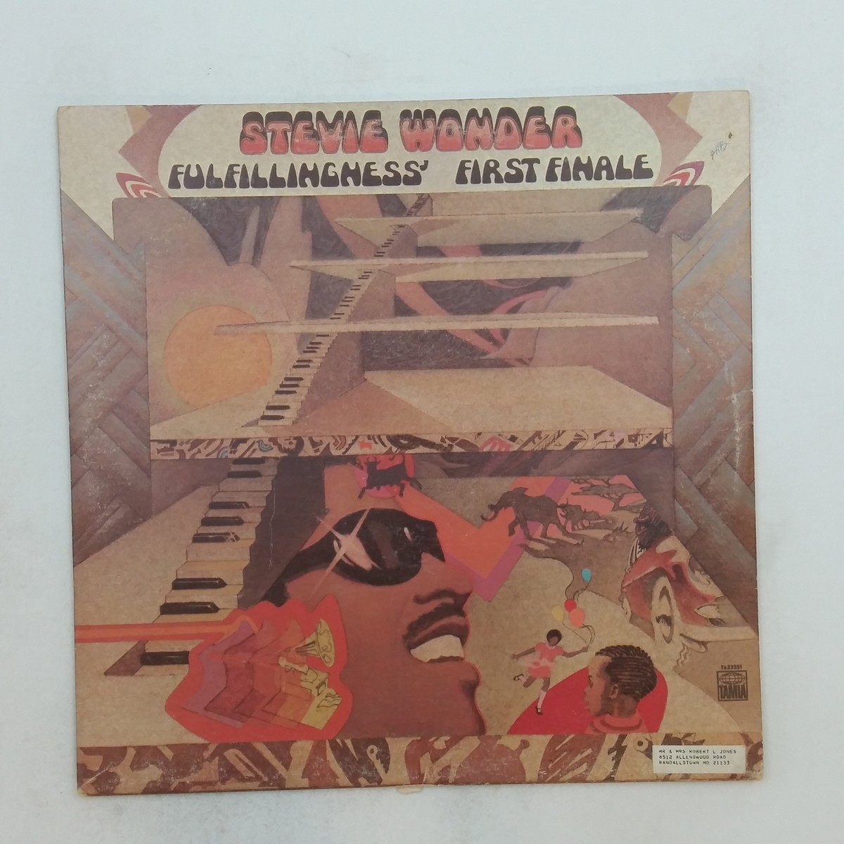 STEVIE WONDER Fulfillingness FIrst Finale T6332S1 LP Vinyl