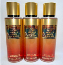 3 Vanilla Amber Bourbon Victoria Secret Fragrance Mist 8.4 fl oz