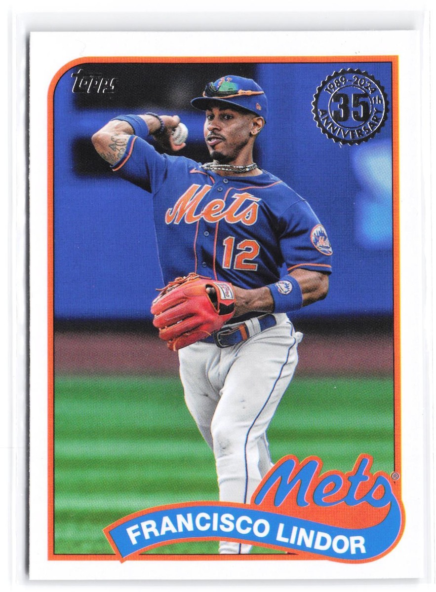 2024 Topps #89B-22 Francisco Lindor 1989 35th Anniversary | eBay