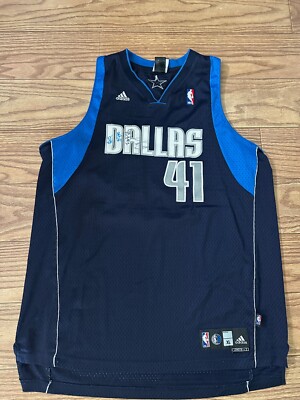 ADIDAS NBA DIRK NOWITSKI #41 DALLAS MAVERICKS JERSEY SIGNED MENS