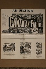 Canadian Pacific (1949) press info - free shipping