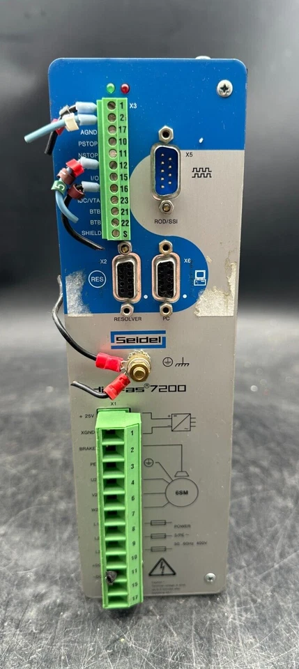 Seidel Digifas 7201 Kollmorgen 3x400V 0.9kVA 1.5A 6B30/6L10 Amplifier - Image 2 of 4