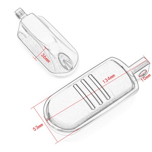 Foot Pegs Footrest Fits Harley Street 500 750 2015-2020 / Street Glide 2006-2020 - Bild 12 von 14