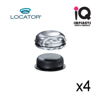 Zest Locator Classic Genuine Replacement Metal Housing & Black Lab Cap Assembly