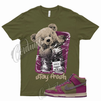 STAY T Shirt for N Dunk High Dynamic Berry Grand Purple Pilgrim Olive Tan 1